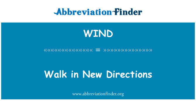 WIND: Mache nan nouvo direksyon yo