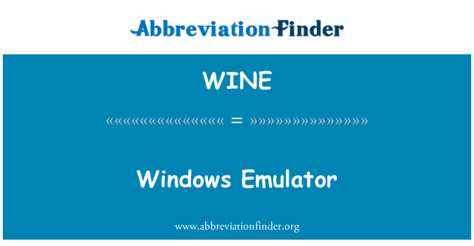 WINE: Windows-Emulator