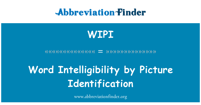 WIPI: הטונים בהקלטה של Word על-ידי זיהוי התמונות