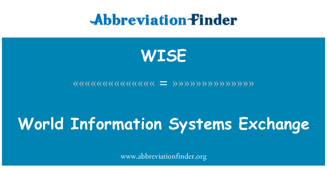 WISE: החלפת מערכות מידע העולם