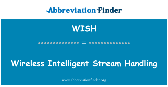 WISH: Pengendalian aliran Pintar wayarles