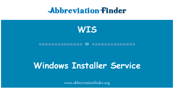 WIS: Il-Windows Installer servizz