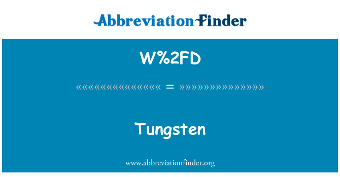 W%2FD: Wolfram