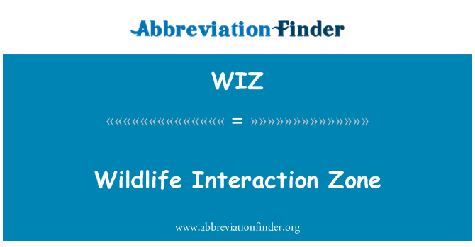 WIZ: Zona de interacţiune Wildlife