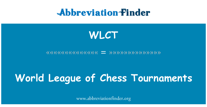 WLCT: 国际象棋锦标赛世界联盟