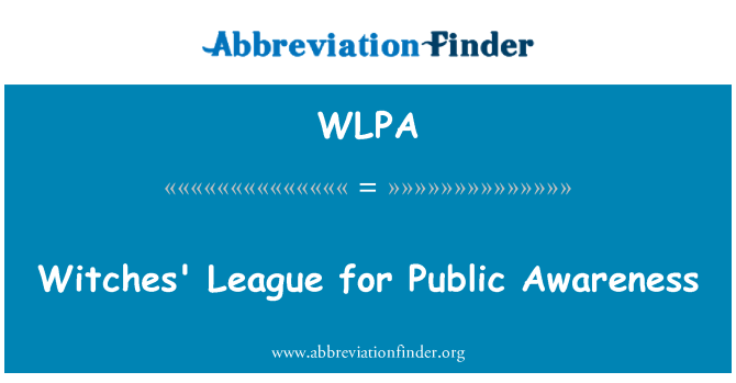 WLPA: Lliga bruixes per a la sensibilització