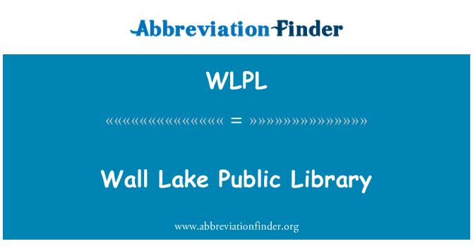 WLPL: Wall Lake Public Library
