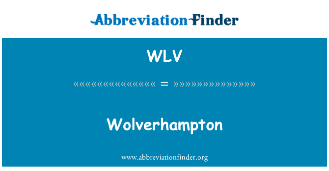 WLV: Wolverhampton