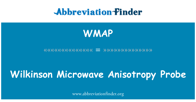 WMAP: Wilkinson mikrovalovna anizotropije sonda