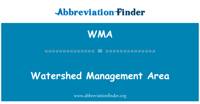 WMA: Management-Einzugsgebiet