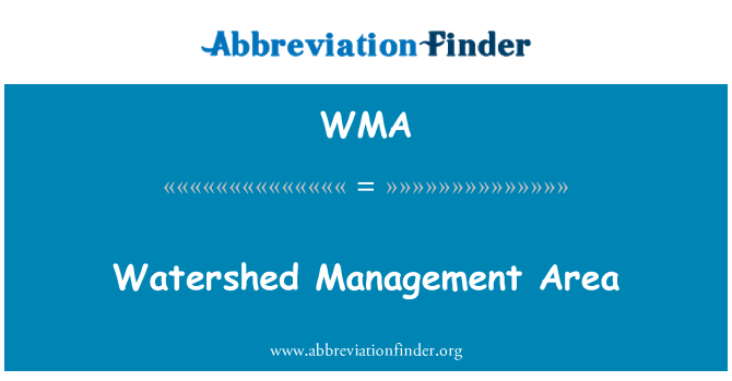 WMA: زمانے کا انتظام علاقے