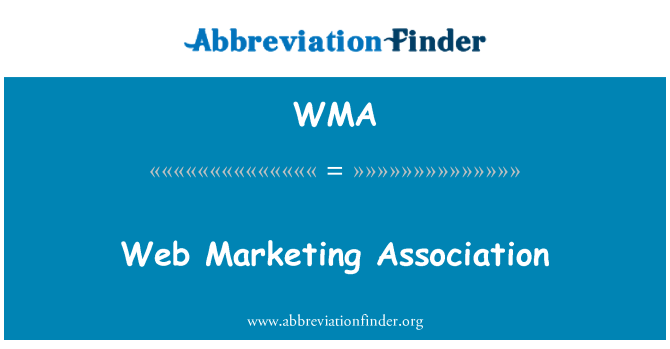 WMA: Asociaţia de Marketing Web