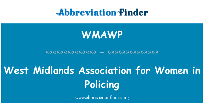 WMAWP: West Midlands sdružení žen v policejní