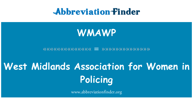 WMAWP: Polis kadınların West Midlands Derneği