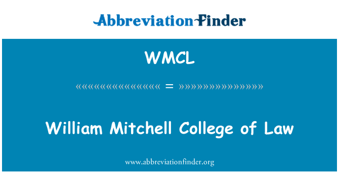 WMCL: William Mitchell המכללה האקדמית למשפטים