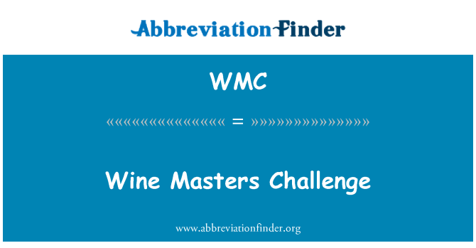 WMC: Wine Masters Challenge