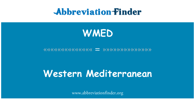 WMED: Barat Mediterania