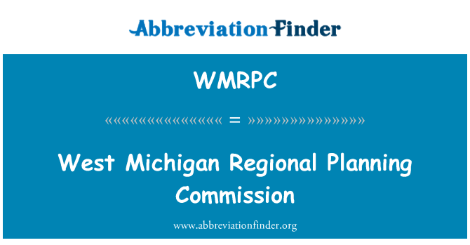 WMRPC: Comisión de Planificación Regional del oeste de Michigan