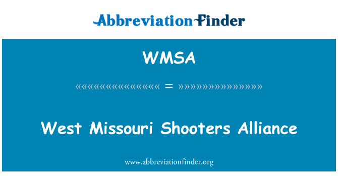 WMSA: West Missouri Aux alyans