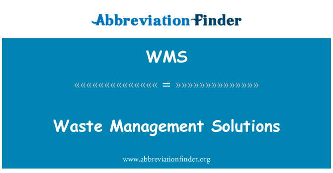WMS: Solisyon yo tounen yon dezè Gestion