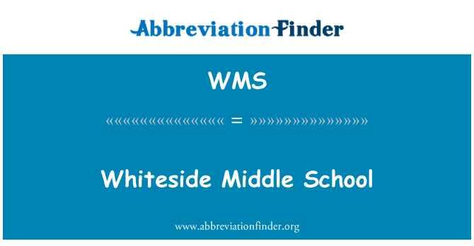 WMS: Lekòl mwayen Whiteside