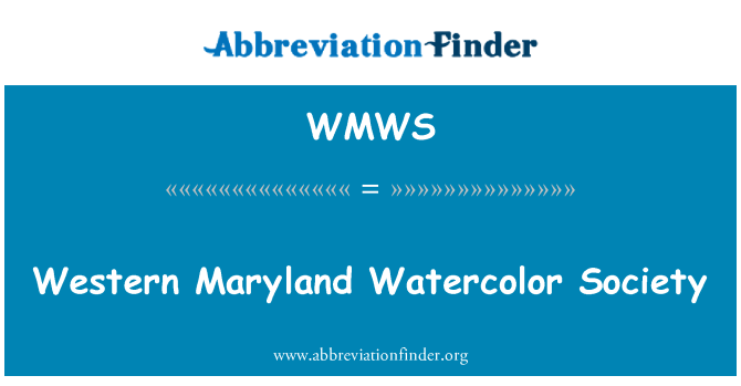 WMWS: Western Maryland akvarelis Society