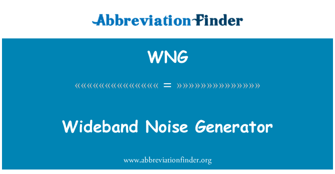 WNG: Ġeneratur wideband ħoss