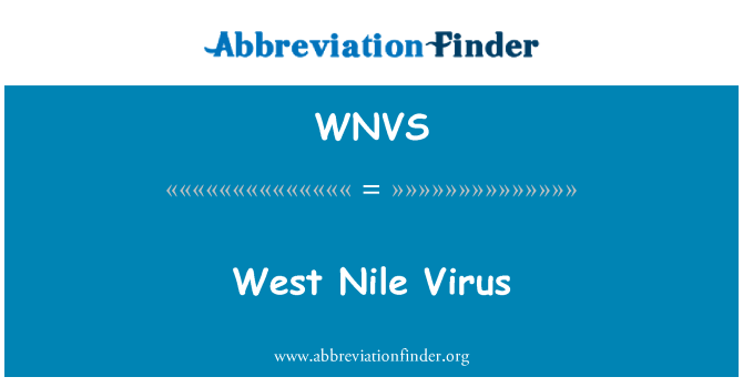 WNVS: West Nile-Virus