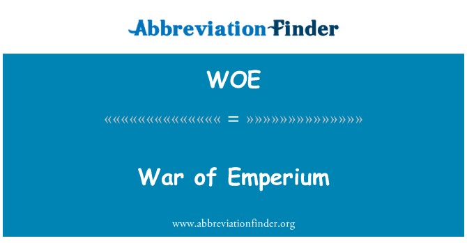 WOE: Guerra do Emperium