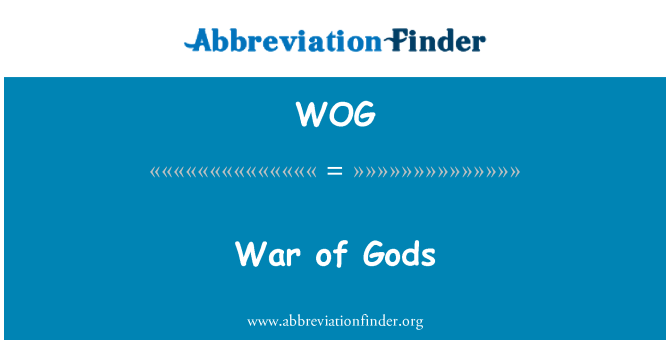 WOG: Krieg der Götter