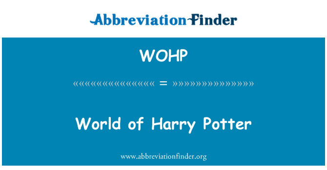 WOHP: World of Harry Potter
