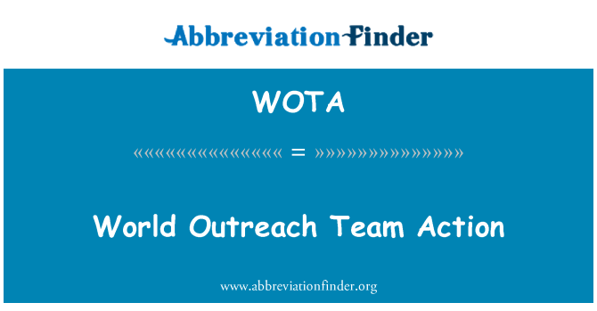 WOTA: Svět informačních tým akce