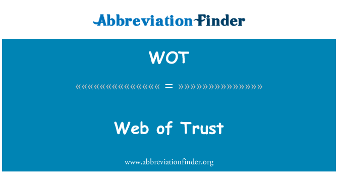 WOT: Web of Trust