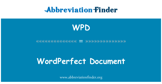 WPD: Documento di WordPerfect