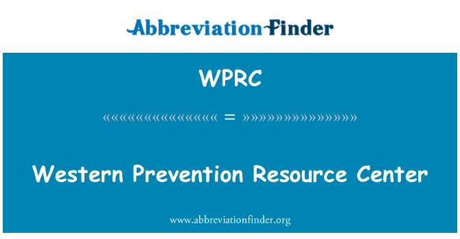 WPRC: Západní prevence Resource Center