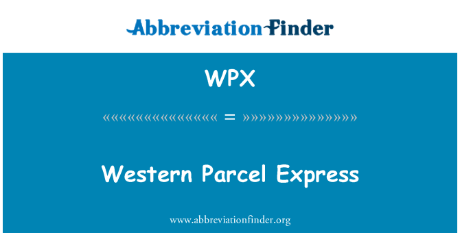 WPX: Rejyon lwès pasèl ekspwime