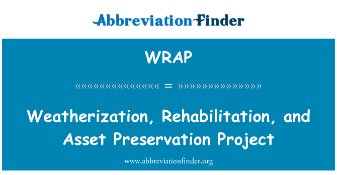WRAP: Weatherization, rehabilitering og aktiv bevarelse projekt