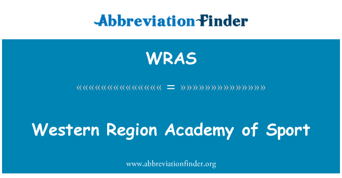 WRAS: Western Region Akademii sportu