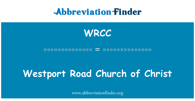 WRCC: 基督西港路堂