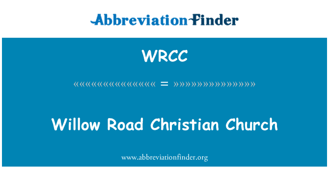 WRCC: Camí del salze Christian Church