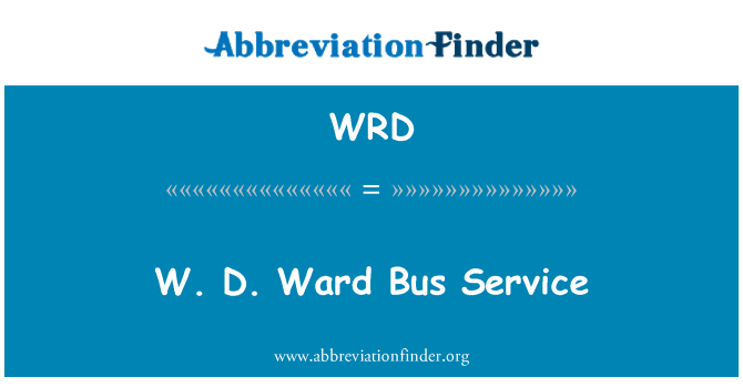 WRD: W. k. Ward linja-autoliikenne