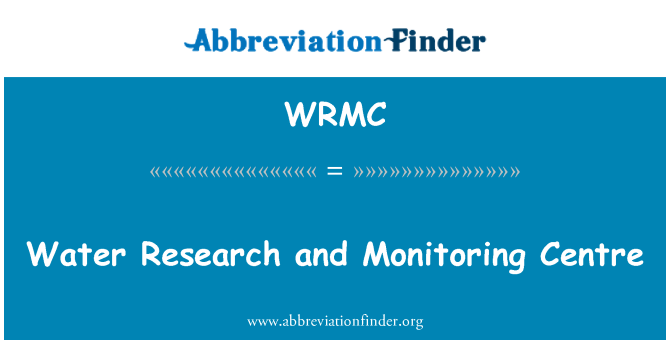 WRMC: Water Research and Monitoring Centre