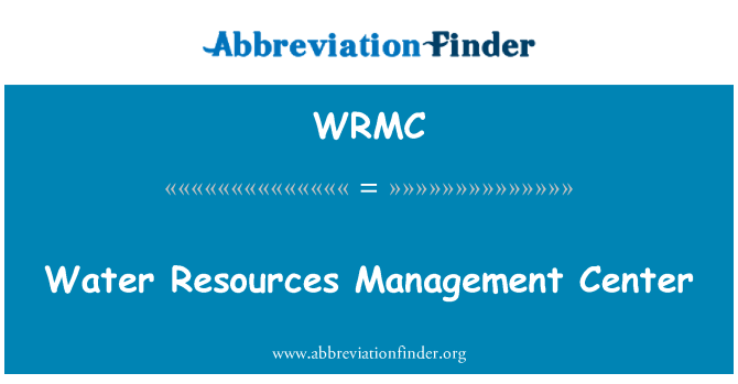 WRMC: Vann ressurser Management Center
