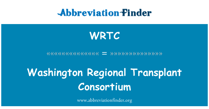 WRTC: Washington bölgesel nakli Konsorsiyumu