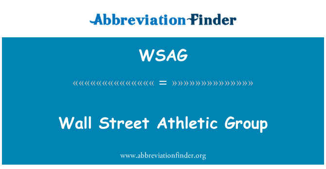 WSAG: Уолстрийт Атлетик група