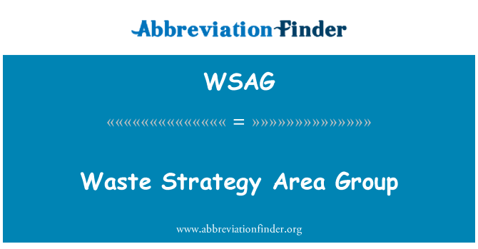 WSAG: Déchets estrateji zòn nan gwoup