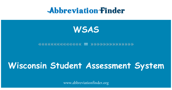 WSAS: Sistema ta ' stima Wisconsin ta ' l-istudent