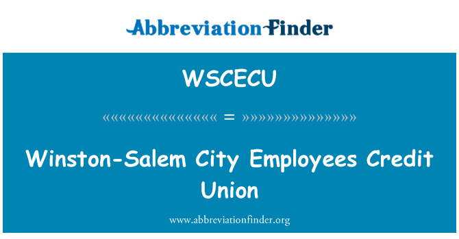 WSCECU: Winston-Salem vil anplwaye kredi