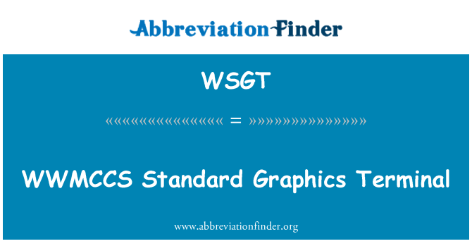 WSGT: WWMCCS standardní grafický terminál