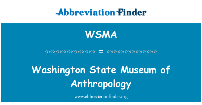 WSMA: Muzium Negeri Washington Antropologi